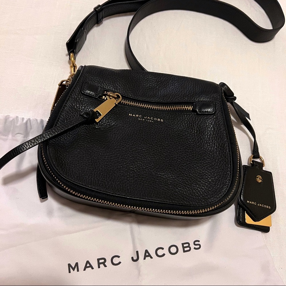 Marc Jacobs Small Leather Recruit Saddle Bag